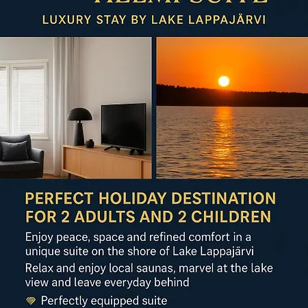 Kraatterin Helmi Premium-luxus 1107 Apartment Lappajarvi